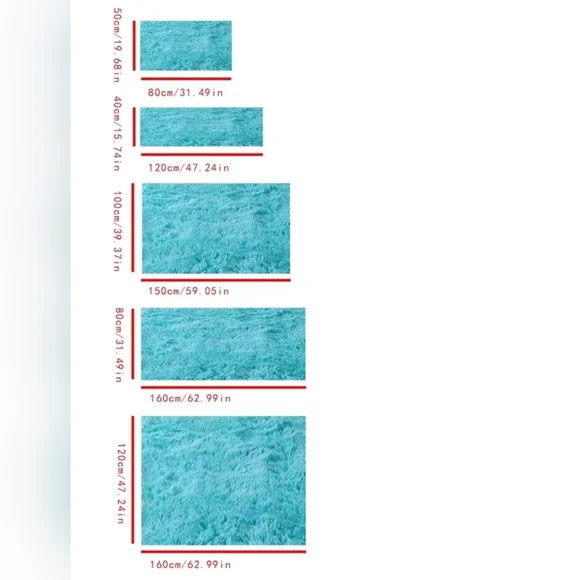 Fluffy Polyester Rug - Picture 4 of 4